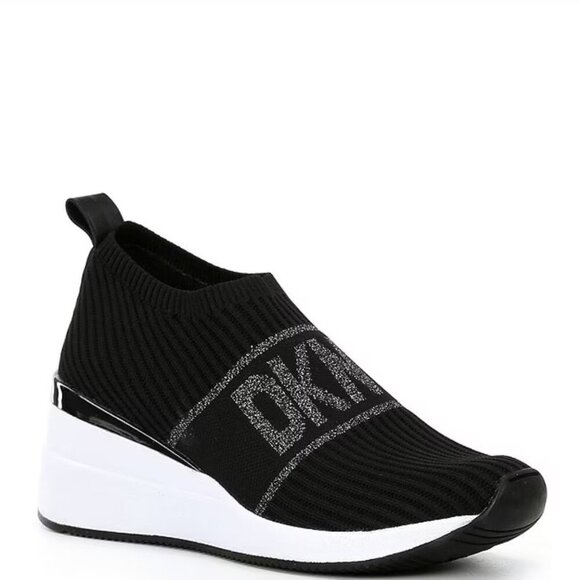 DKNY Women's Athletic Everyday Phebe-Slip on Wedge Sneaker - Picture 1 of 8